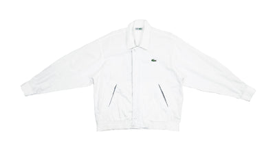 Lacoste - White Chemise Harrington Jacket 1990s Large