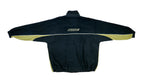 Nike - Black & Gold Premier Windbreaker 1990s Large Vintage Retro