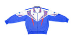 Champion - Blue Crazy Patterned Track Jacket 1990s Medium