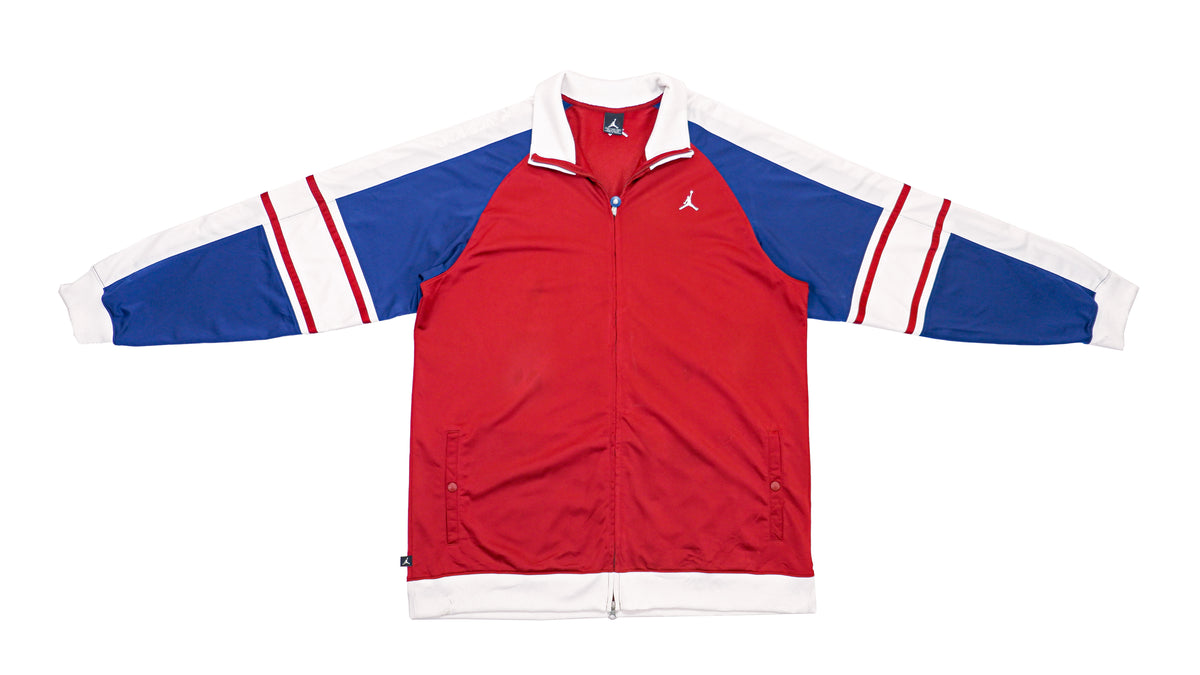 Jordan - Red & Blue Jumpman Track Jacket 1990s X-Large Vintage Retro