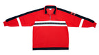 Head - Red & White 1/4 Zip Taped Logo Track Jacket 1990s Large Vintage Retro 