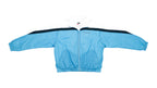 Nike - Blue & White Big Logo Windbreaker 1990s Large Vintage Retro