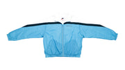Nike - Blue & White Big Logo Windbreaker 1990s Large Vintage Retro