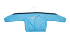 Nike - Blue & White Big Logo Windbreaker 1990s Large Vintage Retro