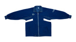 Champion - Dark Blue Track Jacket 1990s Large Vintage Retro