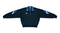 Champion - Black Electric Camo Japanese Track Jacket 1990s Large Vintage Retro