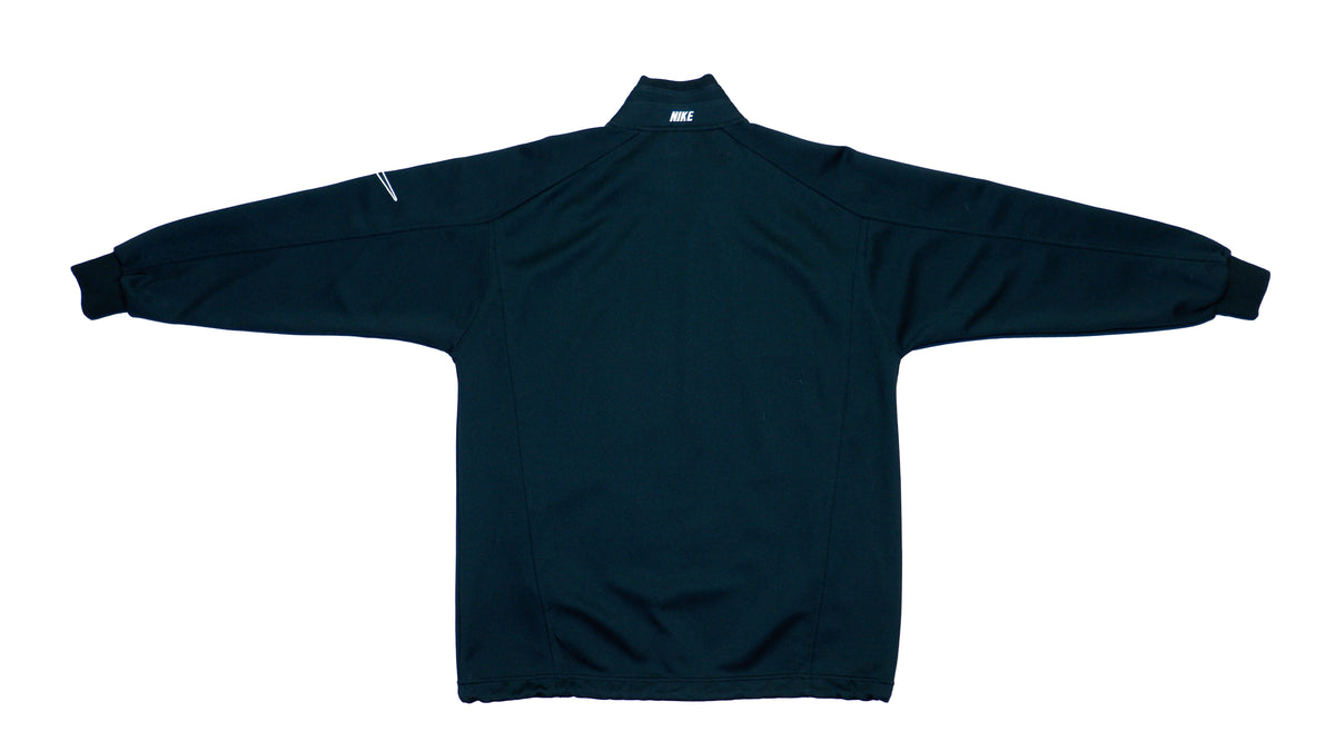 Nike - Black Classic Track Jacket 1990s Medium Vintage Retro