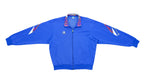 Champion - Blue Fiesta Camo Track Jacket 1990s Large Vintage Retro Japanese