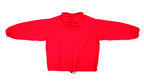 Marlboro - Red 1/4 Button Hooded Windbreaker 1990s X-Large Vintage Retro 