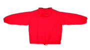 Marlboro - Red 1/4 Button Hooded Windbreaker 1990s X-Large Vintage Retro 