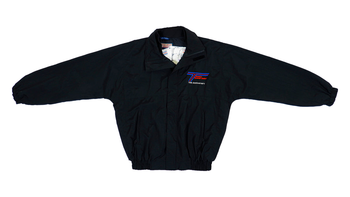 Vintage (Mack Truck) - Black Big Logo Racing Jacket 1990s Large Vintage Retro