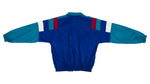 Vintage Retro Team USA Dark Blue and Teal Olympic Windbreaker Jacket 1990s Medium