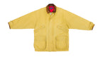 Vintage Retro Nautica - Beige Denim Like Heavy Jacket 1990s Large