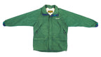 Timberland - Green Spell-Out Hooded Windbreaker 1990s Large Vintage Retro