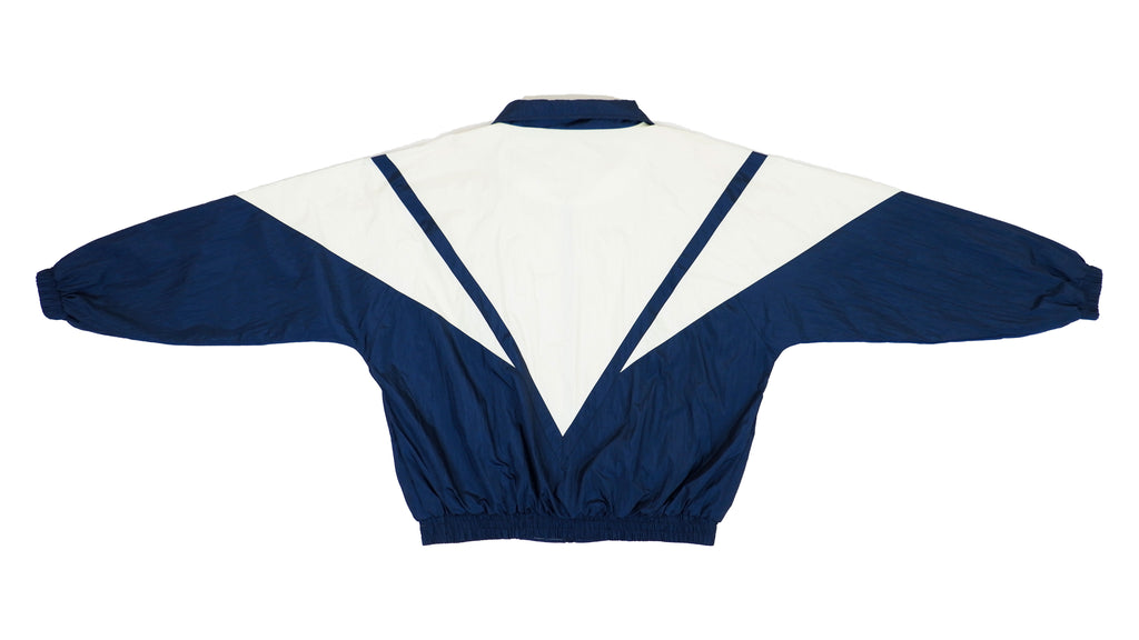Vintage Retro Team USA Dark Blue and White Olympic Windbreaker Jacket 1990s X-Large