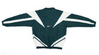 Vintage Retro Reebok Dark Green with Logo Design Windbreaker 1990s XX-Large