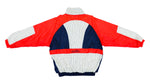Ellesse - Colorblock White, Blue & Red Logo Jacket 1990s Large Vintage Retro