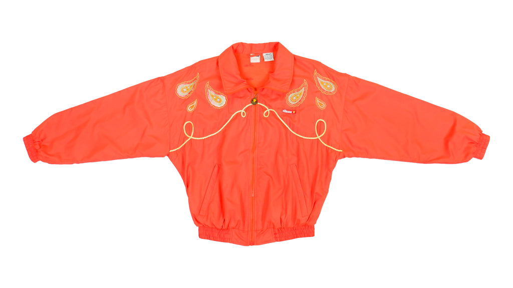 Vintage Retro Ellesse - Red Royal Bomber Jacket 1990s Medium