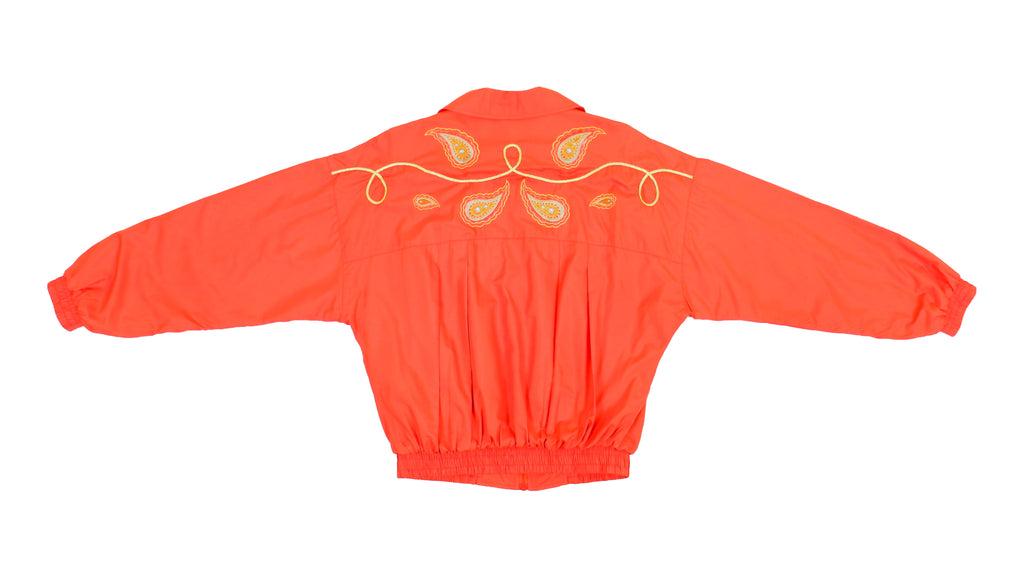 Vintage Retro Ellesse - Red Royal Bomber Jacket 1990s Medium