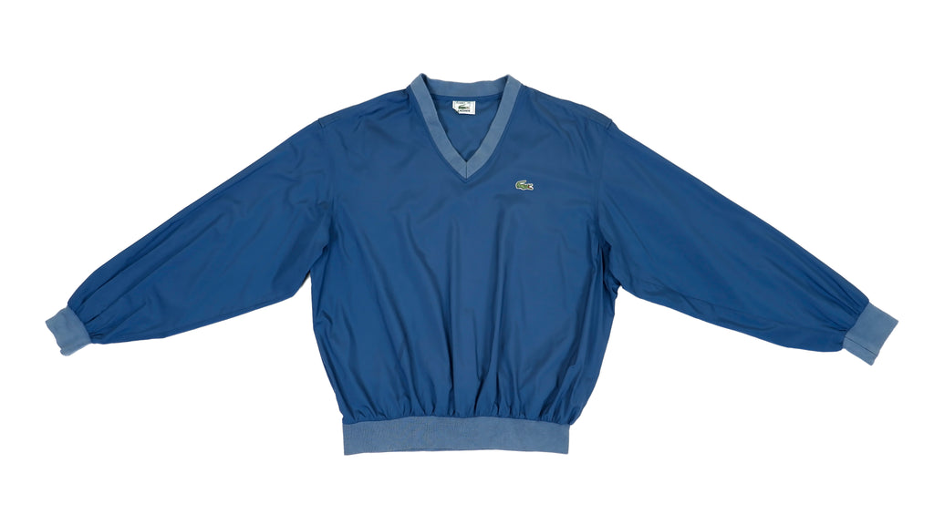 Lacoste - Navy Blue Pullover 1990s X-Large Vintage Retro