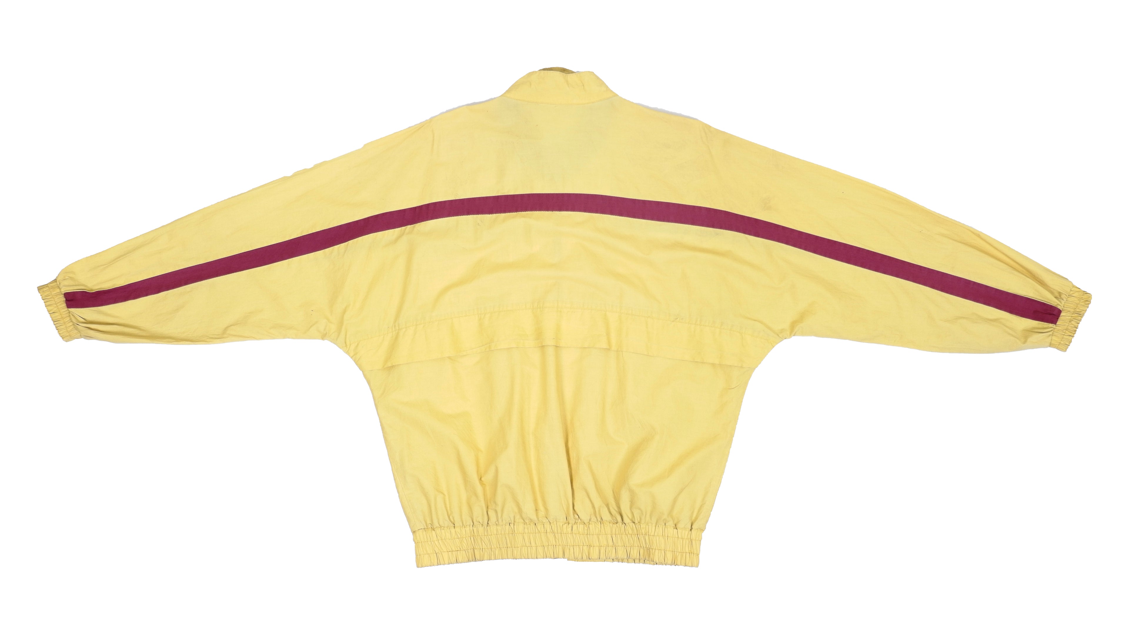FILA - Yellow Maglificio Biellese Harrington-Style Jacket 1990s Large