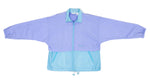 Reebok - Baby Blue & Purple Lightweight Jacket 1990s Large