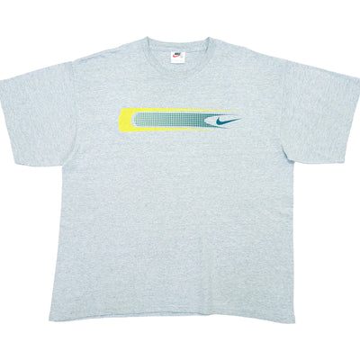 Nike - Grey Just Do It T-Shirt 1990s X-Large