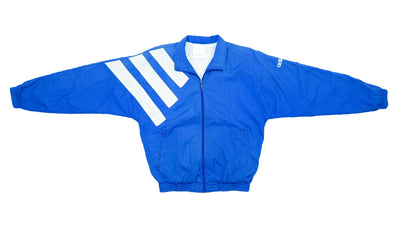 Adidas - Blue Giant Logo Windbreaker 1990s Medium