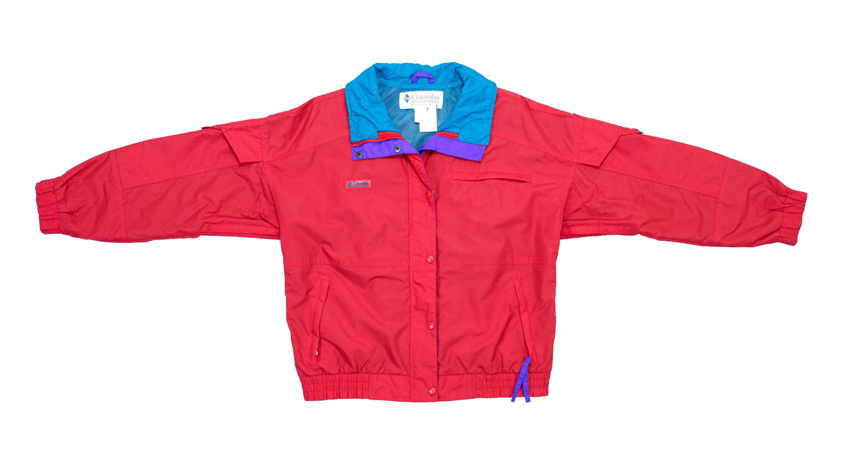 Columbia - Red Skidaddle Jacket 1990s Medium Vintage Retro
