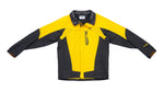 FILA - Black & Yellow Outdoor Optimax Jacket 1990s Medium Vintage Retro Waterproof