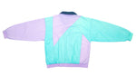 Puma - Light Purple & Light Blue Pastel Windbreaker 1990s Large Vintage Retro