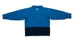 The North Face - Blue and Black Zip Up Jacket 1990s Large Vintage Retro 