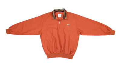 Ellesse - Orange 1/4 Zip Bomber Pullover 1990s Large