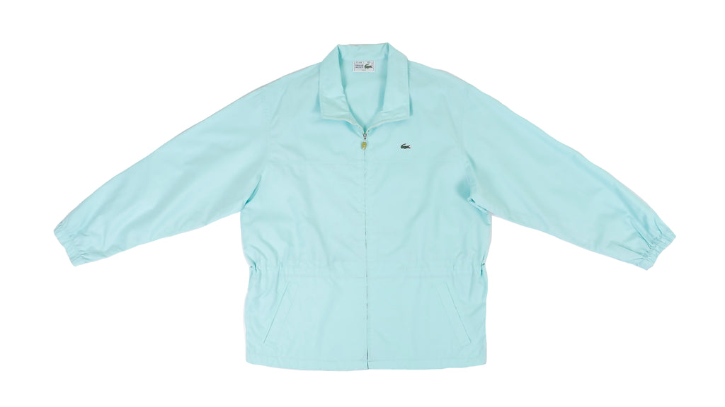 Lacoste - Baby Blue Chemise Jacket 1990s Large Vintage Retro