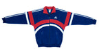 Adidas - Blue, White & Red Colorway Track Jacket 1990s Large vintage Retro