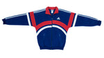 Adidas - Blue, White & Red Colorway Track Jacket 1990s Large