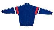 Adidas - Blue, White & Red Colorway Track Jacket 1990s Large vintage Retro