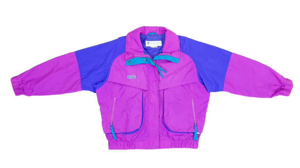 Columbia - Purple & Blue Jacket 1990s Large Vintage Retro 