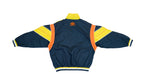 Umbro - Black & Yellow Colorblock Windbreaker 1990s Medium Vintage Retro