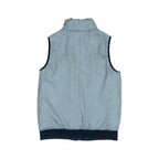 Vintage Retro Nike - Black & Grey Reversible Puff Vest T-Shirt 1990s Medium