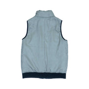 Vintage Retro Nike - Black & Grey Reversible Puff Vest T-Shirt 1990s Medium