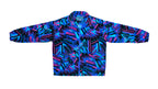 FILA - Multicolor Crazy Patterned Fleece Jacket 1990s Large Vintage Retro 
