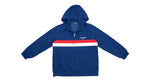 Ralph Lauren (Polo) - Blue Spell-Out Hooded Jacket 1990s Medium Vintage Retro 