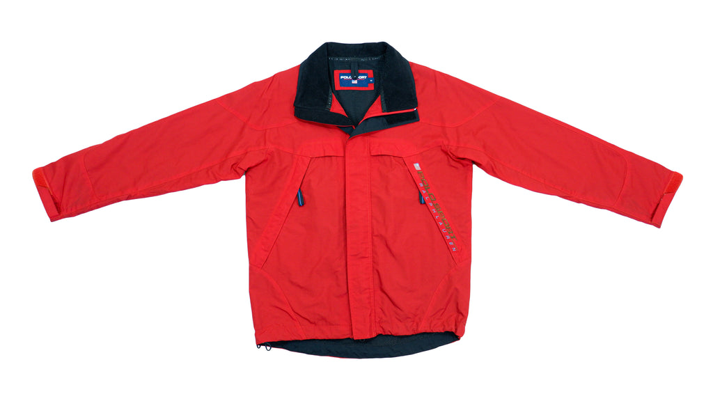 Ralph Lauren (Polo) - Red Spell-Out Jacket 1990s Medium Vintage Retro 