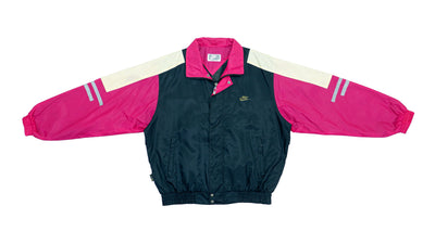 Nike - Black & Pink International Windbreaker 1990s Large