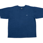Nike - Blue Classic T-Shirt 1990s X-Large Vintage Retro 