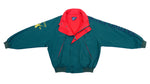 Nautica - Green with Red Big Spell-Out Nautica Challenge Jacket 1990s Large Vintage Retro 