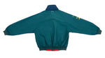 Nautica - Green with Red Big Spell-Out Nautica Challenge Jacket 1990s Large Vintage Retro 