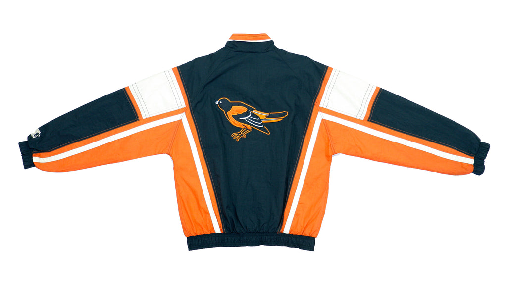 Starter - Baltimore Orioles Windbreaker 1990s Medium Vintage Retro Baseball Basketball 