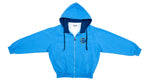 FILA - Blue International Zip-Up Hooded Jacket 1990s Large
